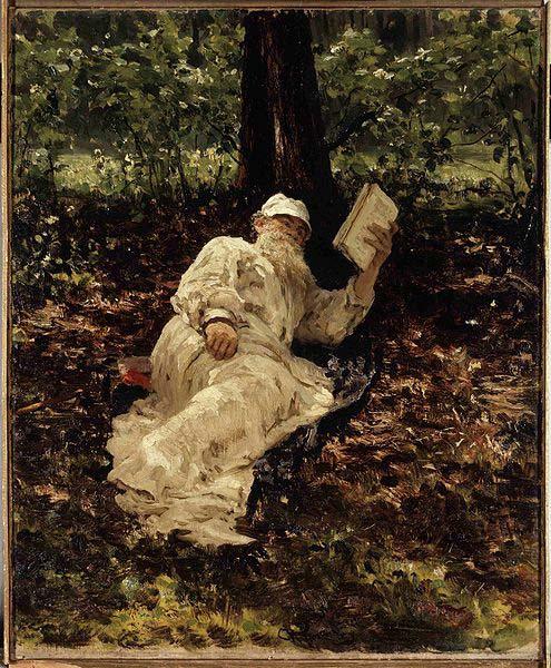 Ilya Repin Portrait of Leo Tolstoy